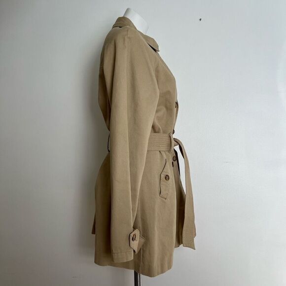 Live Life by Sanctuary Mini Trench Coat khaki - Picture 9 of 15